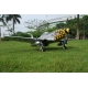 TOP RC Hobby Plane Mustang P-51D 750MM PNP - Yellow and silver plane - top017B