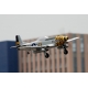 TOP RC Hobby Plane Mustang P-51D 750MM PNP - Yellow and silver plane - top017B