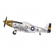 TOP RC Hobby Plane Mustang P-51D 750MM PNP - Yellow and silver plane - top017B