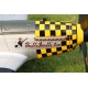 TOP RC Hobby Plane Mustang P-51D 750MM PNP - Yellow and silver plane - top017B
