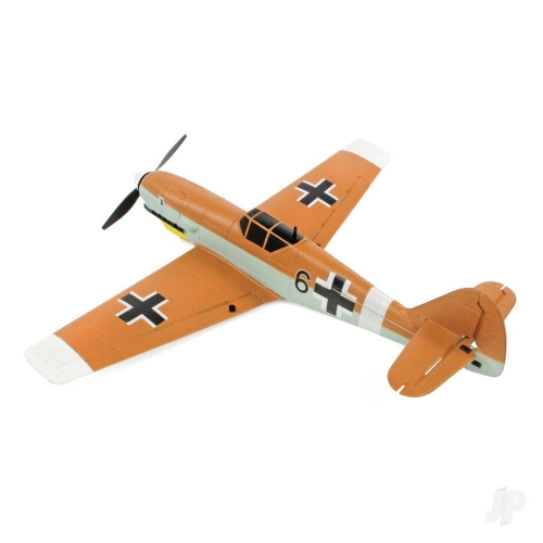 TOP RC Hobby Mini BF-109 with TOP-GyroSystem stabilization system Perfect for beginners 450MM RTF - Brown top096B02
