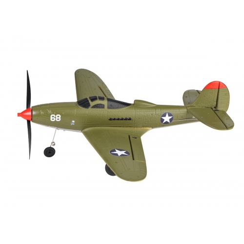 TOP RC Hobby Mini P39 with TOP-Gyro stabilization system Perfect for beginners 402MM RTF - Olive colour - top103B01