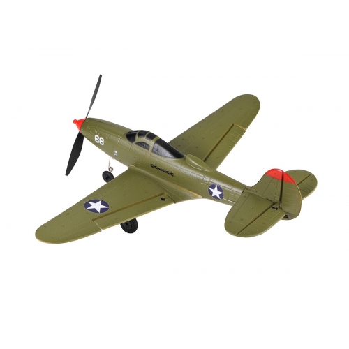 TOP RC Hobby Mini P39 with TOP-Gyro stabilization system Perfect for beginners 402MM RTF - Olive colour - top103B01