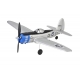 TOP RC Hobby Mini P47 with TOP-Gyro stabilization system Perfect for beginners 402MM RTF - Blue-silver - top104B01