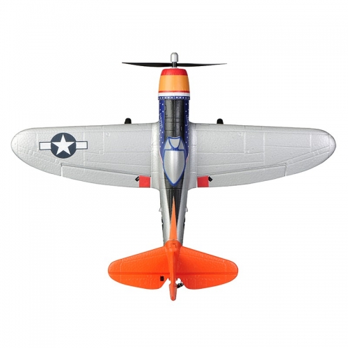 TOP RC Hobby Mini P47 with TOP-Gyro stabilization system Perfect for beginners 402MM RTF - Orange-silver - top104B02
