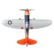 TOP RC Hobby Mini P47 with TOP-Gyro stabilization system Perfect for beginners 402MM RTF - Orange-silver - top104B02
