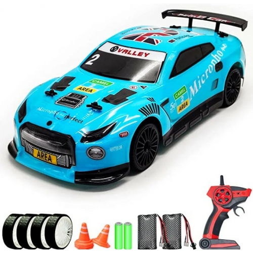 RACENT Drift Car 1/14 4WD 785-42 609B2 - Brushed / Light Blue