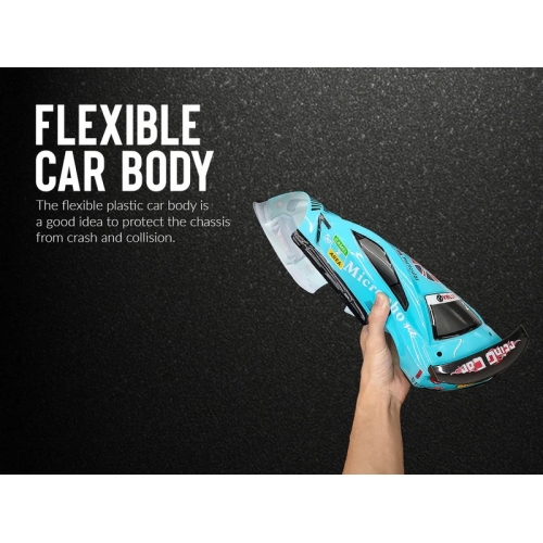 RACENT Drift Car 1/14 4WD 785-42 609B2 - Brushed / Light Blue