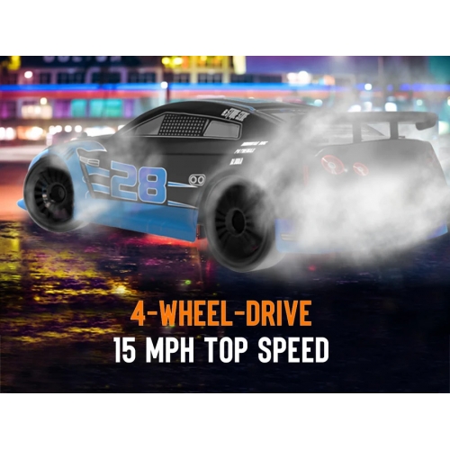 RACENT Drift Car 1/14 4WD 785-42 609KB2 - Brushed / Blue