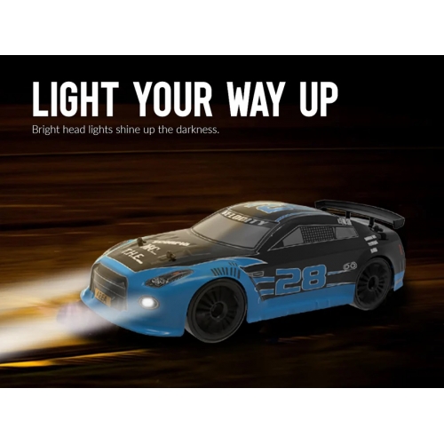 RACENT Drift Car 1/14 4WD 785-42 609KB2 - Brushed / Blue