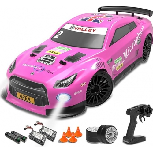 RACENT Drift Car 1/14 4WD 785-42 609PB2 - Brushed / Pink