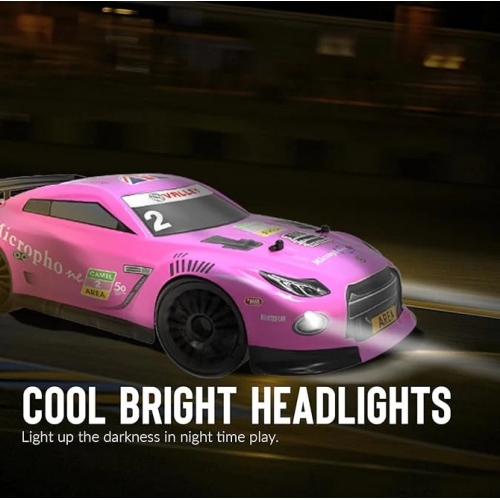 RACENT Drift Car 1/14 4WD 785-42 609PB2 - Brushed / Pink