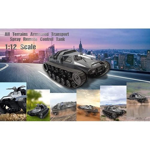 RACENT Terrain Tank 4WD 1:12 G2062 664B2 - Brushed / Grey