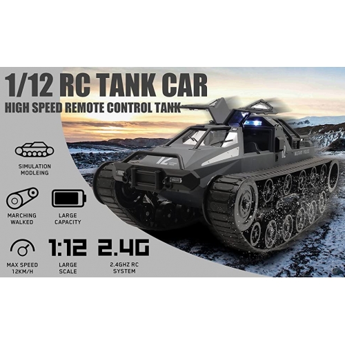 RACENT Terrain Tank 4WD 1:12 G2062 664YB2 - Brushed / Yellow