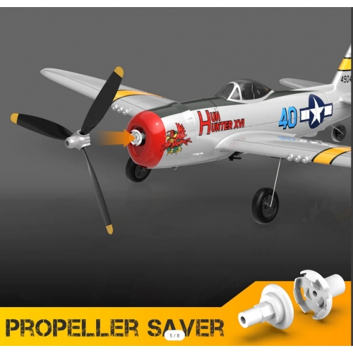 Volantex RC P47 Thunderbolt 4ch Remote Control Airplane for Beginners Xpilot Gyro Stabilizer 761-16 RTF