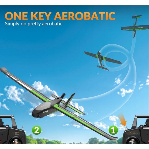 VolantexRC Ranger600 Stunt 4CH Remote Control Plane with Gyro 761-2SBRB2 RTF - Black