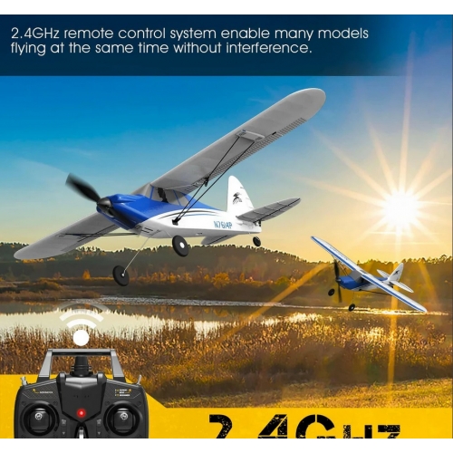 VOLANTEXRC Sport Cub 500mm with Gyro Easy Fly 761-4B RTF - Blue