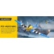 VolantexRC Mini Mustang P51D 4-Ch Beginner Airplane with Xpilot Stabilizer / One-key Aerobatic 761-5 V2 RTF Blue