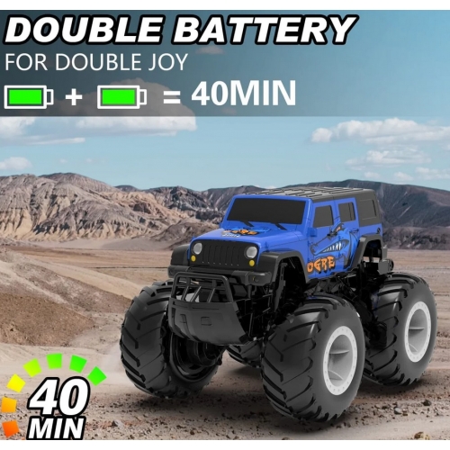 STEMTRON Amphibious Car 1/16 767BB2 - Brushed / Blue