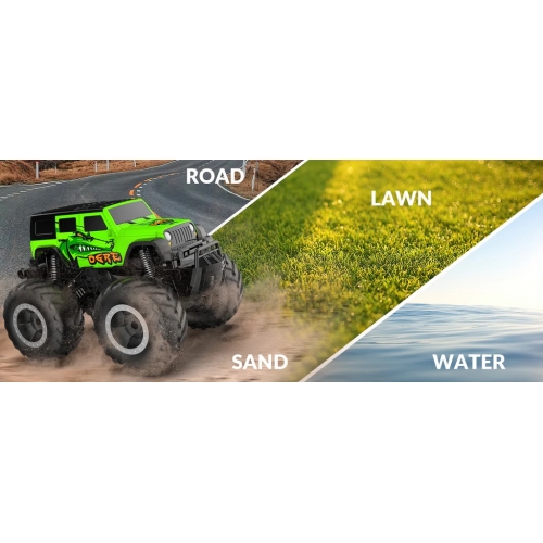 STEMTRON Amphibious Car 1/16 767GB2 - Brushed / Green