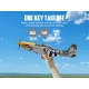 VOLANTEX RC 500MM Brushless Mustang P51 RC Warbird Airplane with Gyro Stabilizer 768-2GR RTF