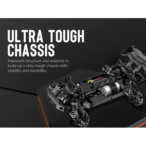 RACENT Monster Truck Crossy 4WD 1/16 785-5 RBB2 - Brushed  / blue