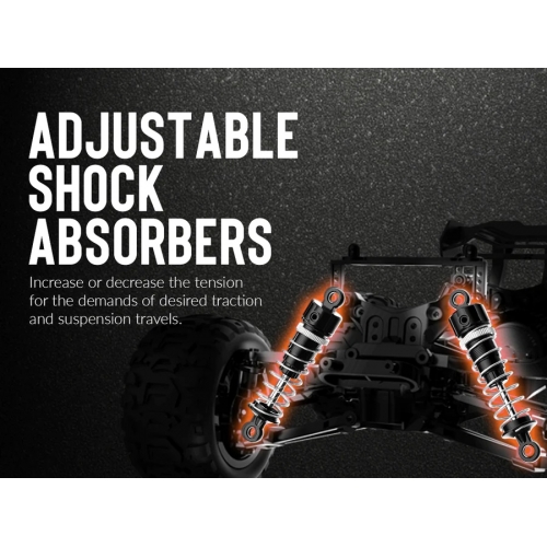 RACENT Monster Truck Tornado 4WD 1/16 785-7 - Brushed / Green