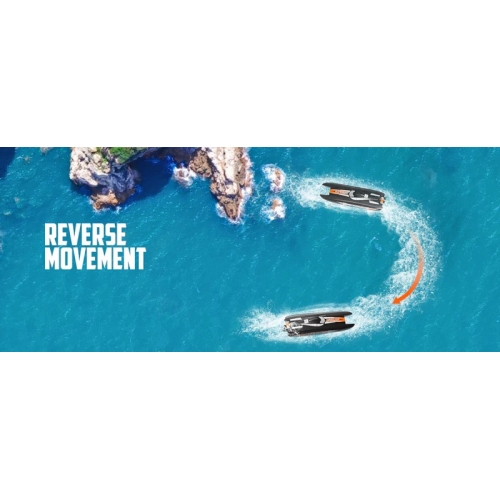 Volantex RC Atomic Brushless High Speed Racing RC Catamaran Boat 40mph Fast ABS Unibody Hull - 792-6R RTR  Black