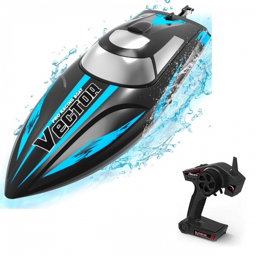 Vector30 Mini Boat with Auto Roll Back Function and Reverse Function 795-3 RTR - brushed motor / Black