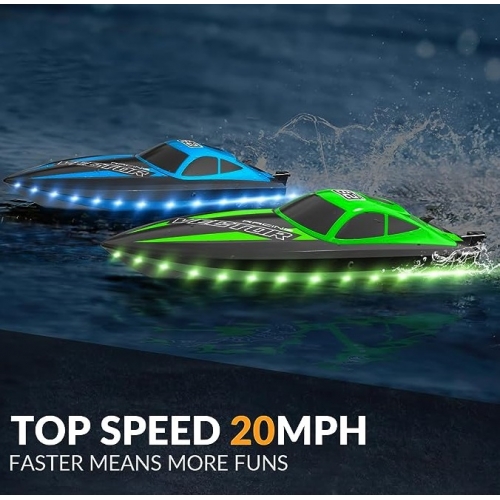 Volantex RC Vector Lumen motorboat with self-reversing system 795-6 RTR - brushed / Green