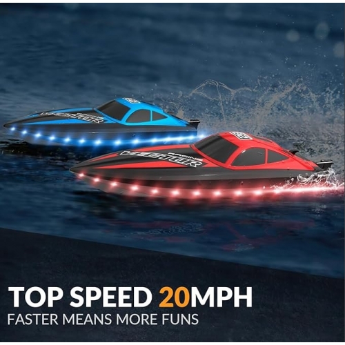 Volantex RC Vector Lumen motorboat with self-reversing system 795-6 RTR - brushed / red