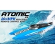 VOLANTEXRC AtomicXS Remote Control Boat for Kids Play in Pool Easy Running 795-5 RTR - Brushed / Blue