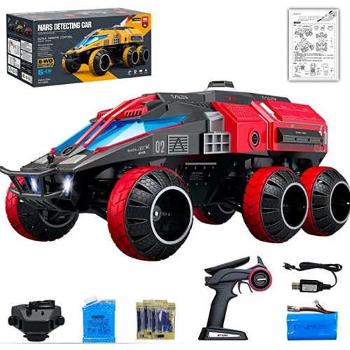 RACENT Crawler Terrain Monster Trucks 6WD 1/12 G2065 880RB2 - Brushed / Red