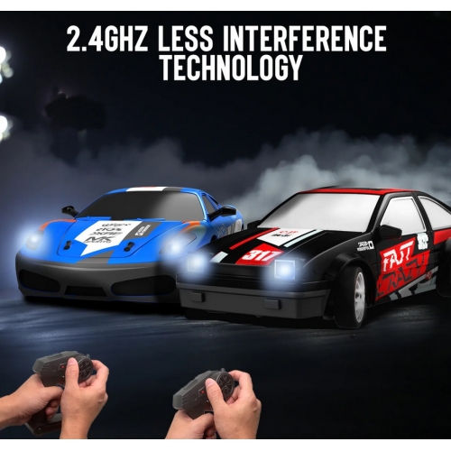 RACENT Speedster Drift Car 1/24 4WD SC24A09  926DBB2 - Brushed / Blue