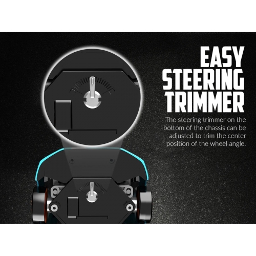 RACENT Drift King Car 1/24 4WD SC24A11 926WB2 - Brushed / White