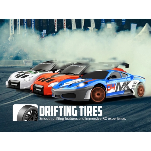 RACENT Drift King Car 1/24 4WD SC24A11 926WB2 - Brushed / White