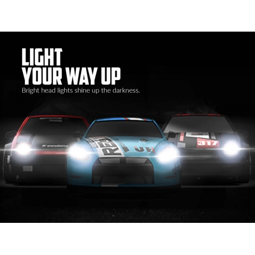 RACENT Zoom Master Drift Car 1/24 4WD 927RB2 - Brushed / Red