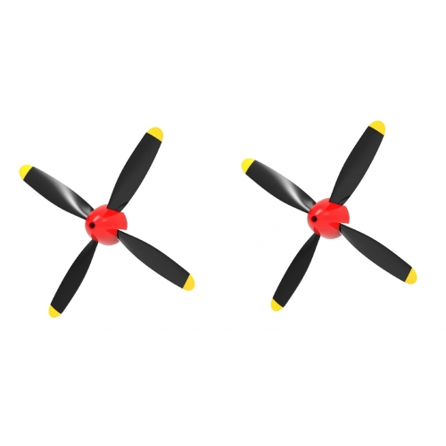 Volantex RC propeller full set for 761-5 Red